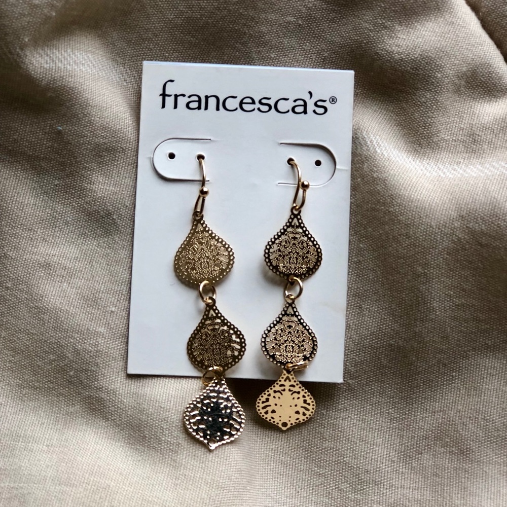 Gold Dangly Earrings